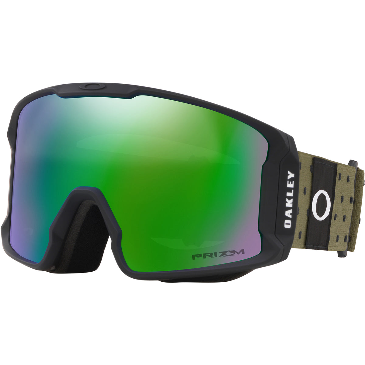 Oakley Lineminer Goggle 2020 Blockography Dark Brush Prizm Jade Iridium lens