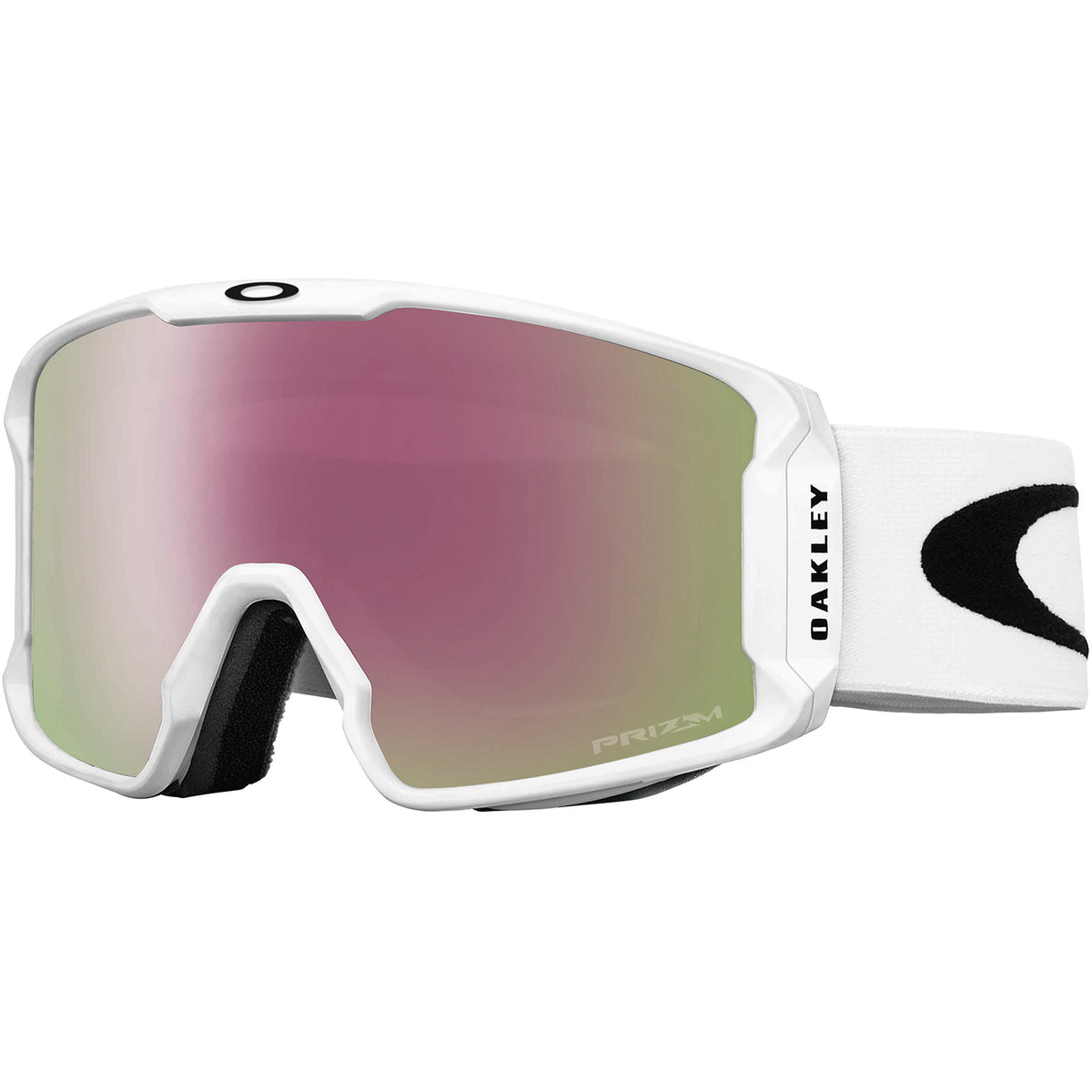 Oakley Lineminer Goggle 2020 Matte White Prizm HI Pink Iridium lens