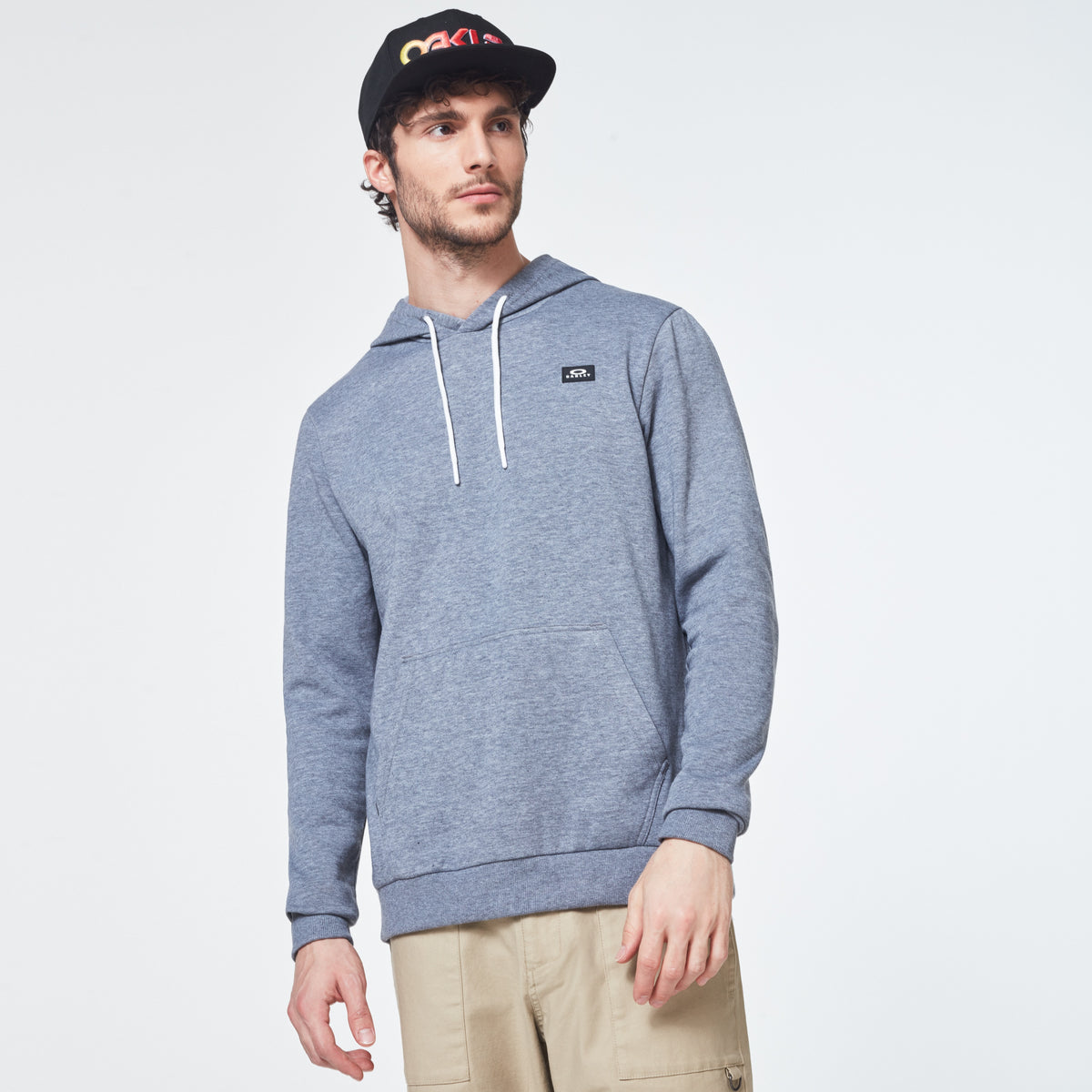 Oakley Patch Hoodie Fleece New athletic gray