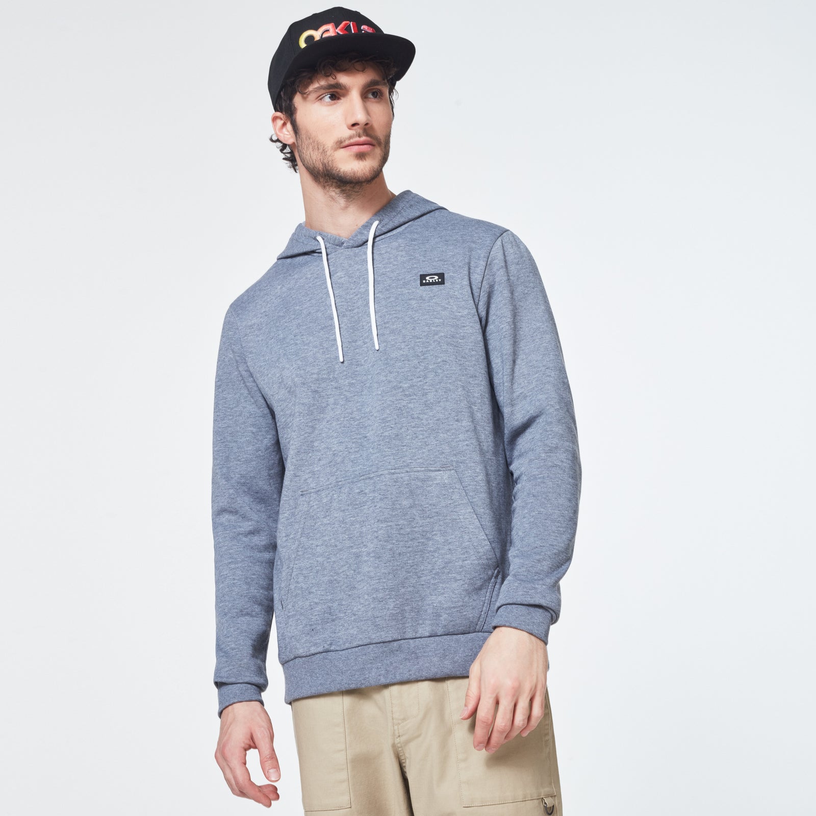 Oakley Patch Hoodie Fleece New athletic gray