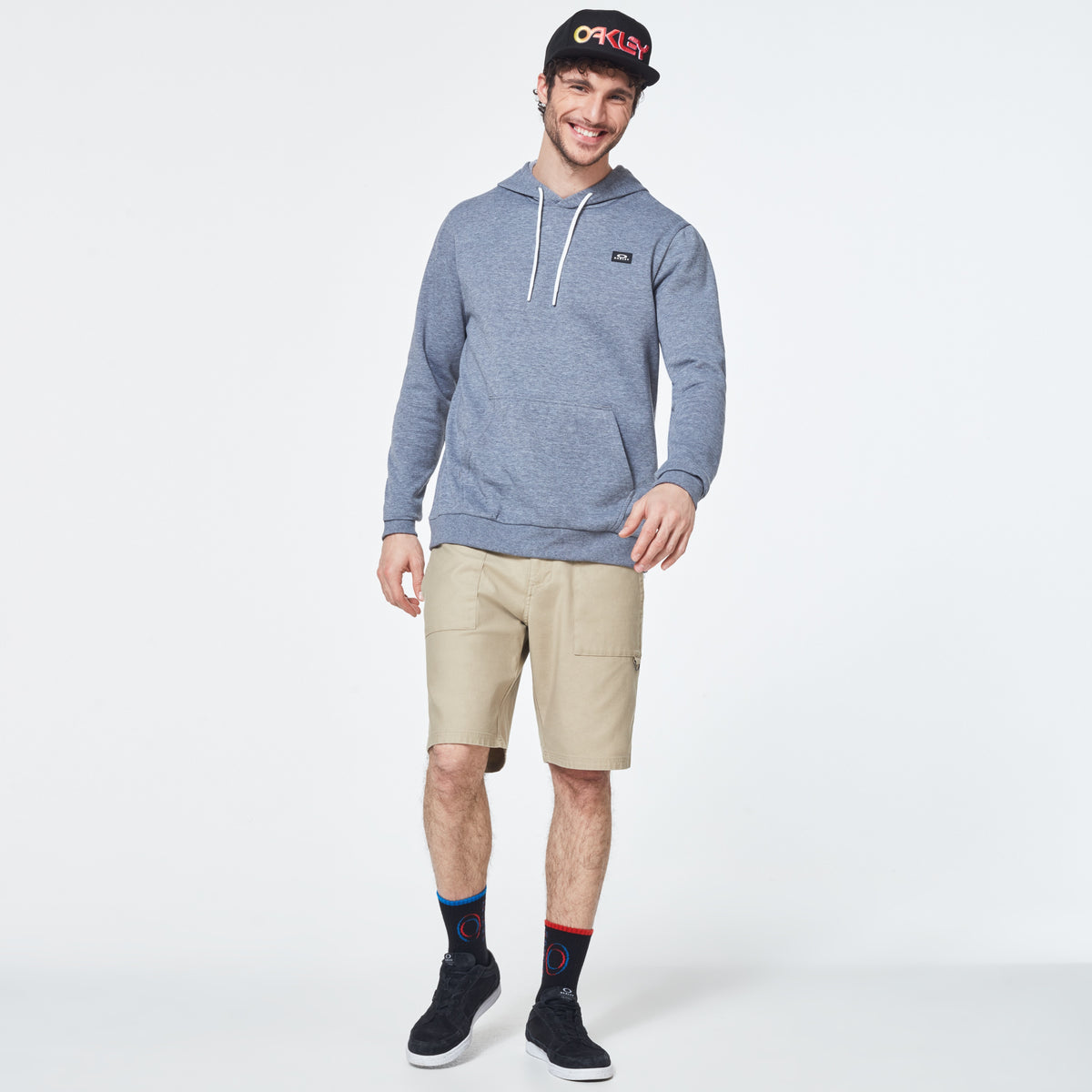 Oakley Patch Hoodie Fleece New athletic gray