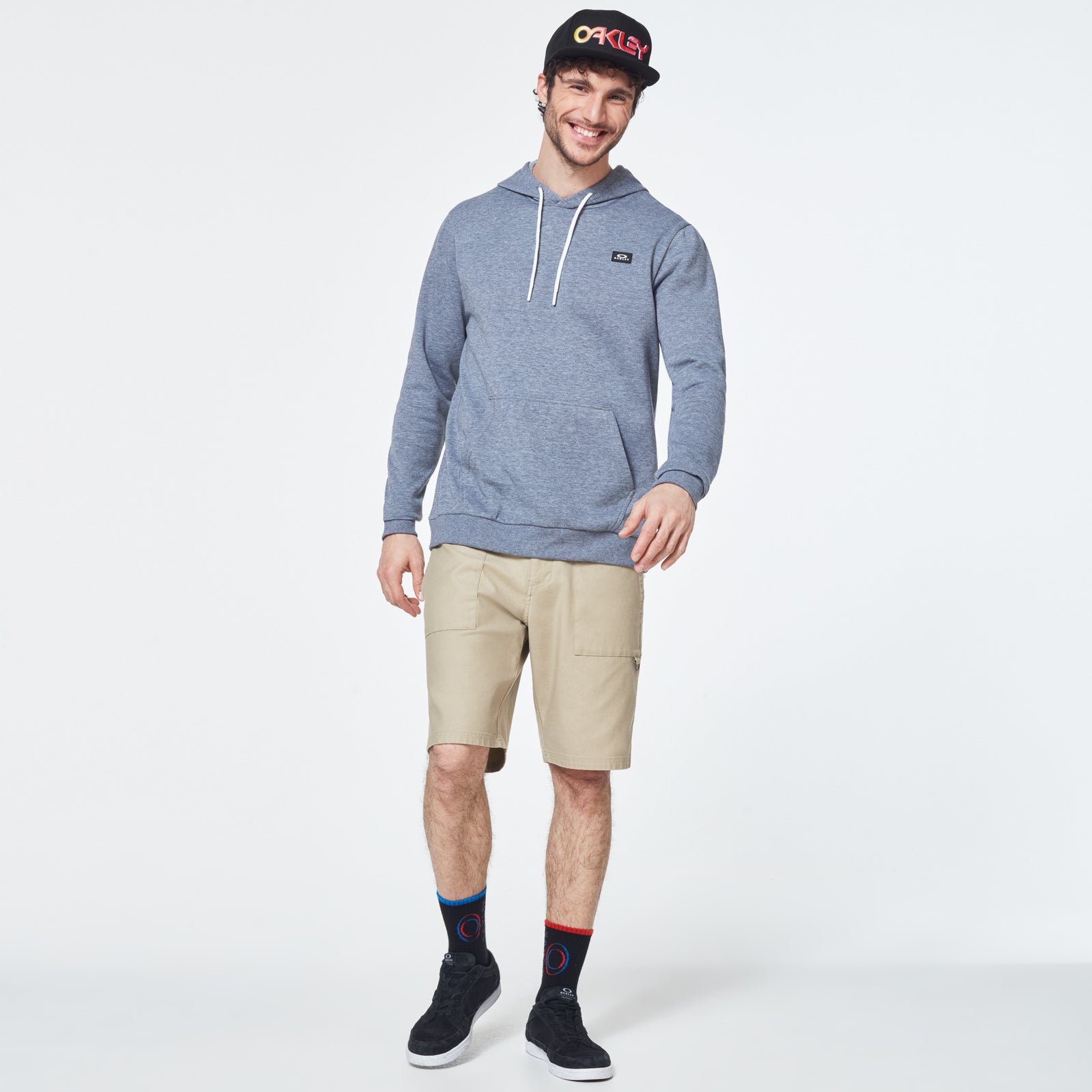 Oakley Patch Hoodie Fleece New athletic gray