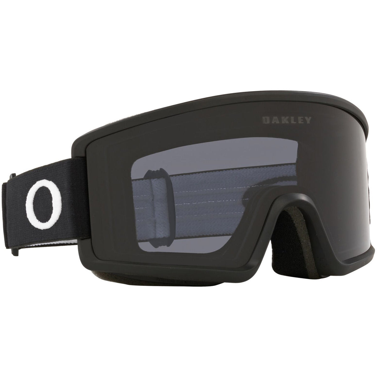 Oakley Target Line M Snow Goggles 2023 Matte Black Dark Grey Lens