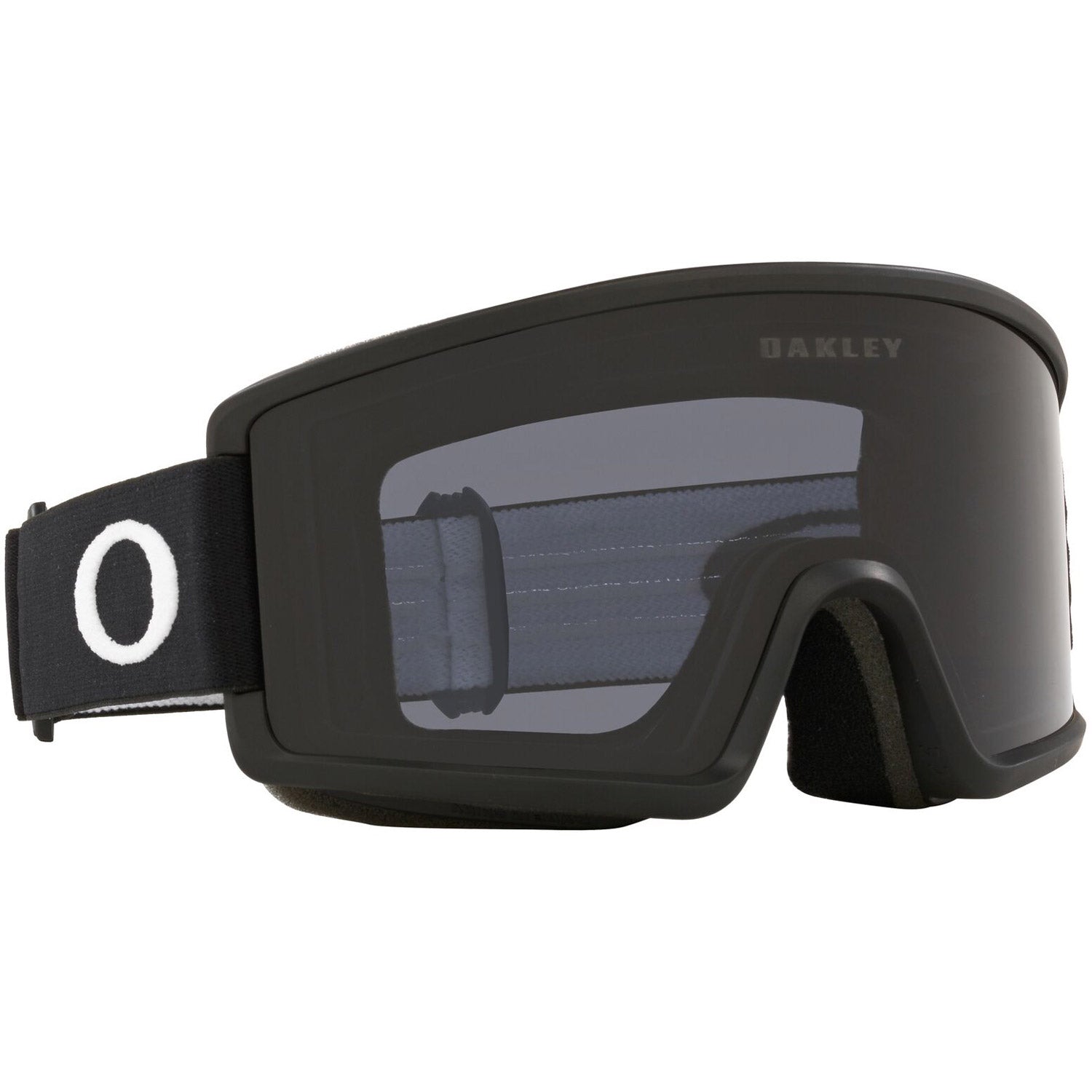 Oakley Target Line M Snow Goggles 2023 Matte Black Dark Grey Lens