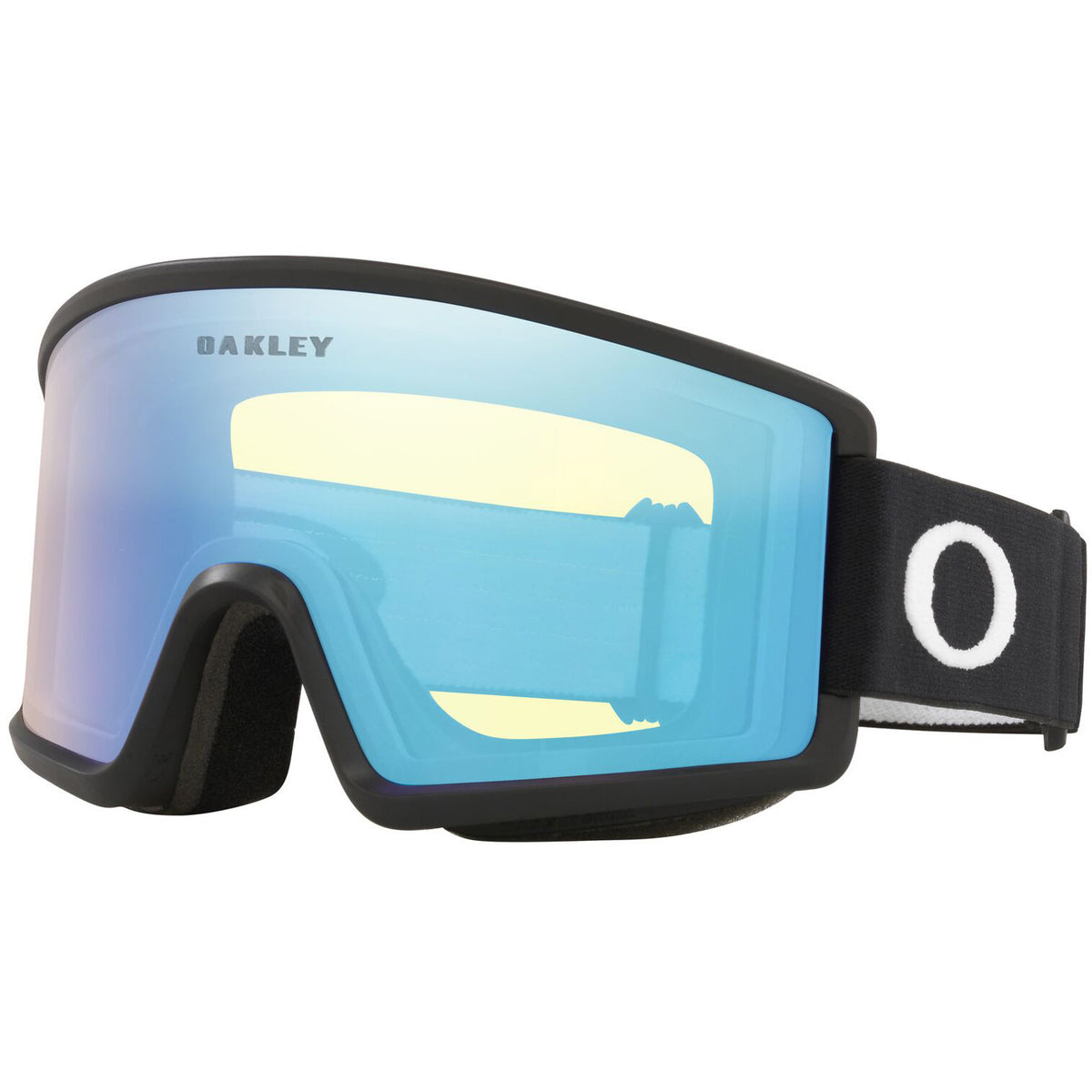 Oakley Target Line M Snow Goggles 2023 Matte Black Hi Yellow Lens