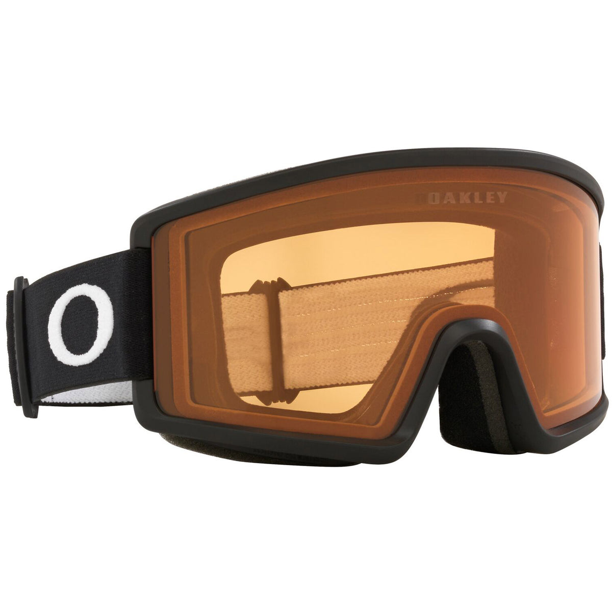 Oakley Target Line M Snow Goggles 2023 Matte Black Persimmon Lens