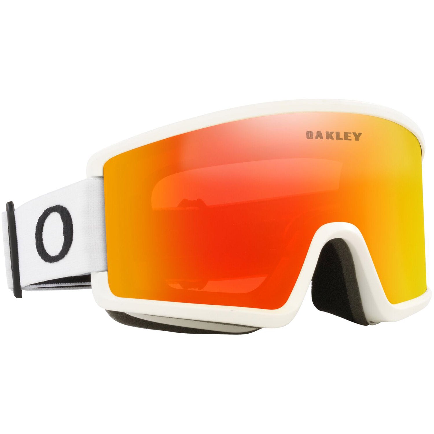 Oakley Target Line M Snow Goggles 2023 Matte White Fire Iridium Lens
