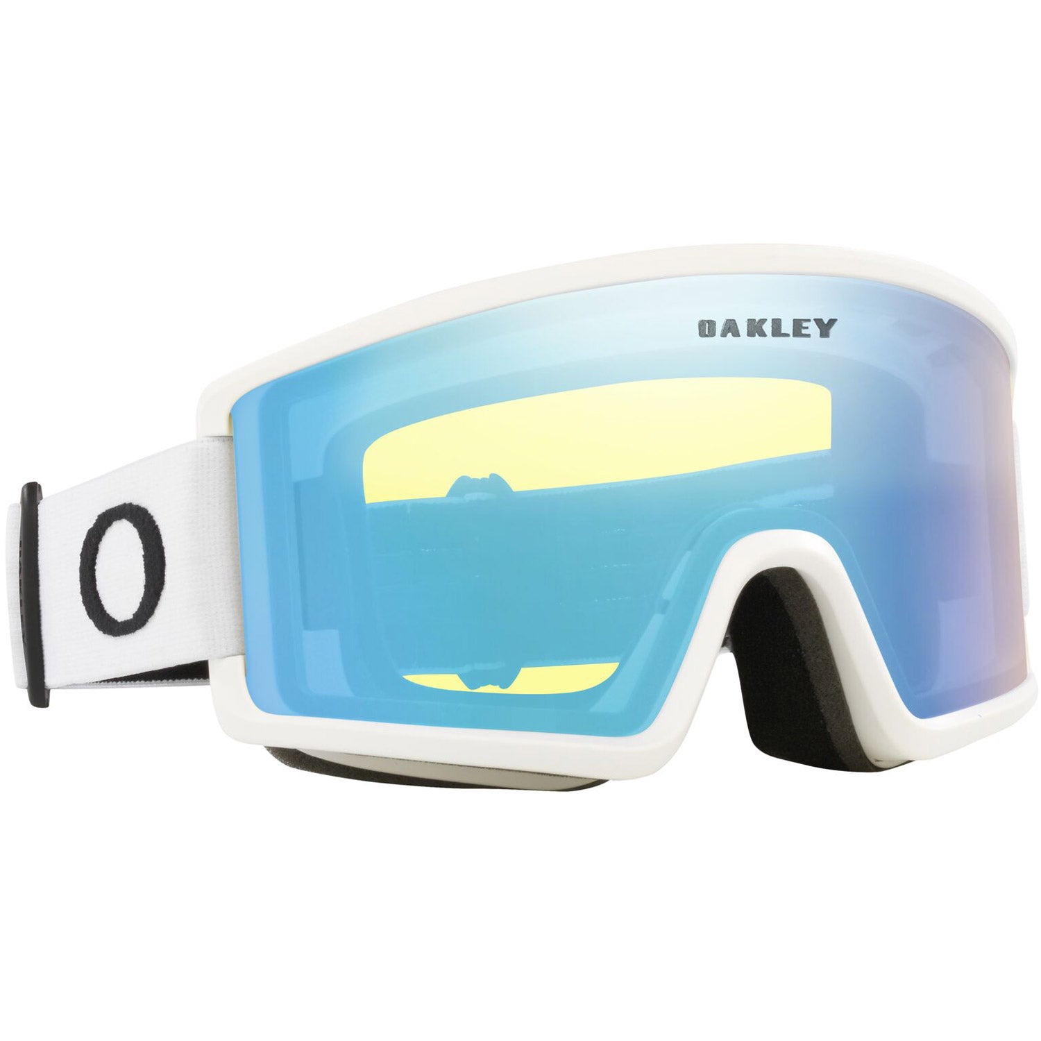 Oakley Target Line M Snow Goggles 2023 Matte White Hi Yellow Lens