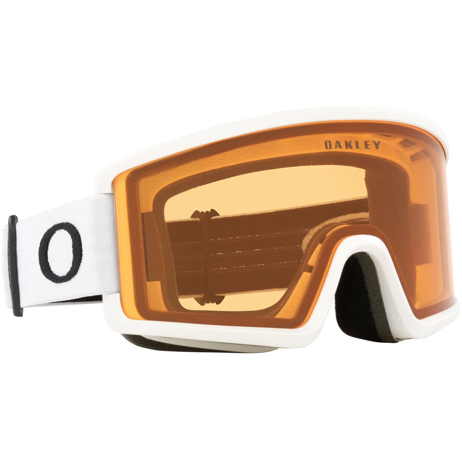 Oakley Target Line M Snow Goggles 2023 Matte White Persimmon Lens