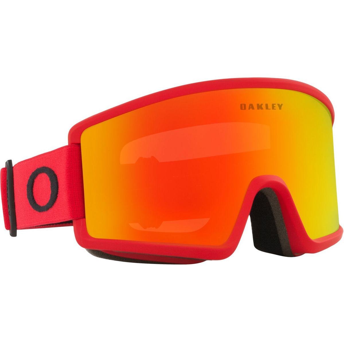 Oakley Target Line M Snow Goggles 2023 Redline Fire Iridium Lens
