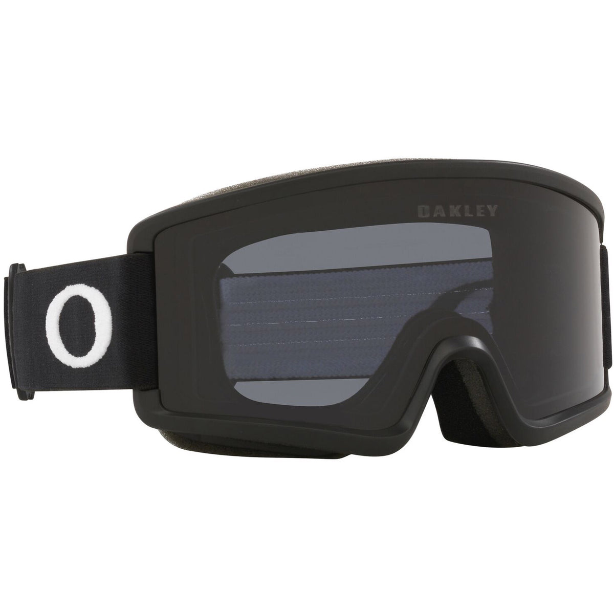 Oakley Target Line S Snow Goggles 2023 Matte Black Dark Grey Lens
