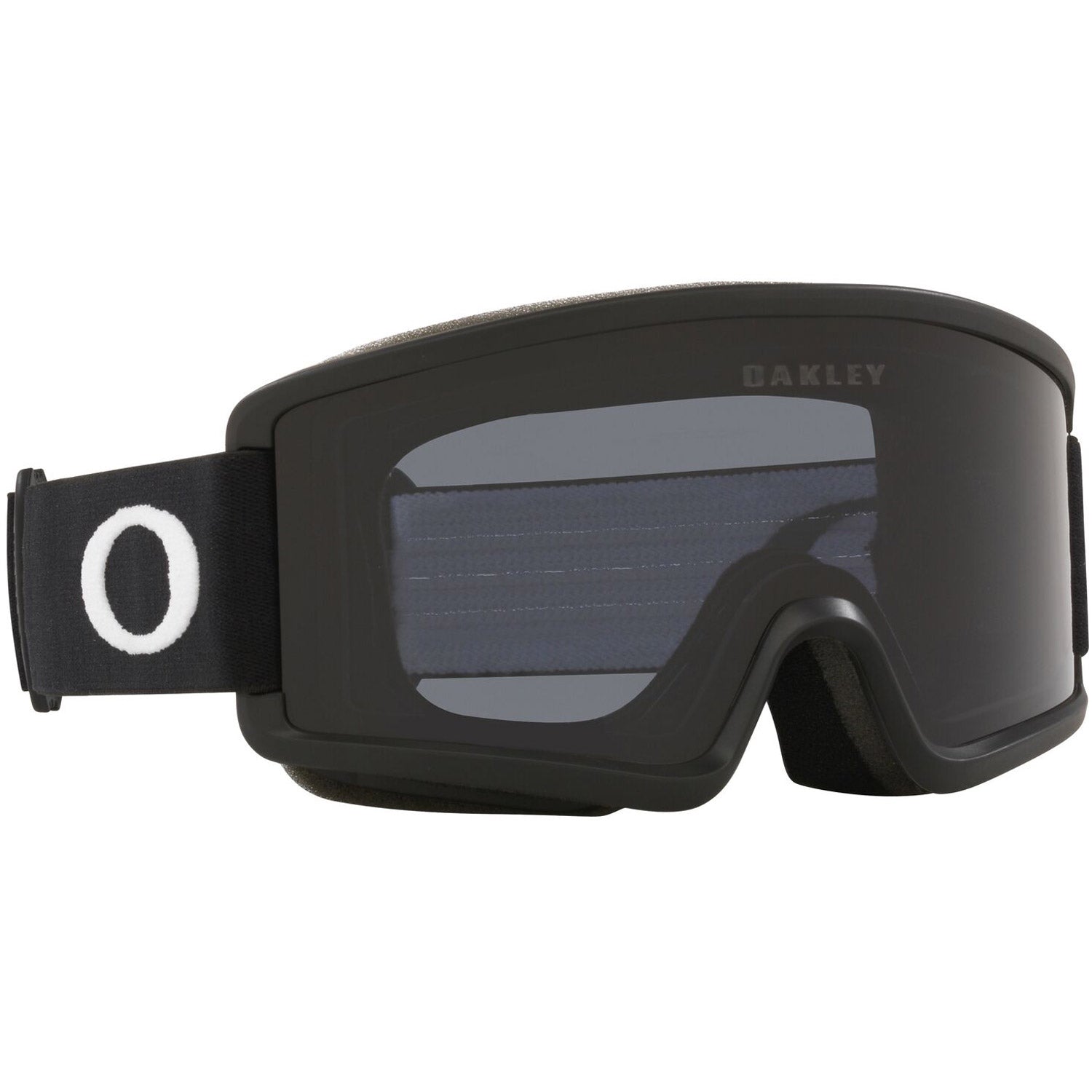 Oakley Target Line S Snow Goggles 2023 Matte Black Dark Grey Lens