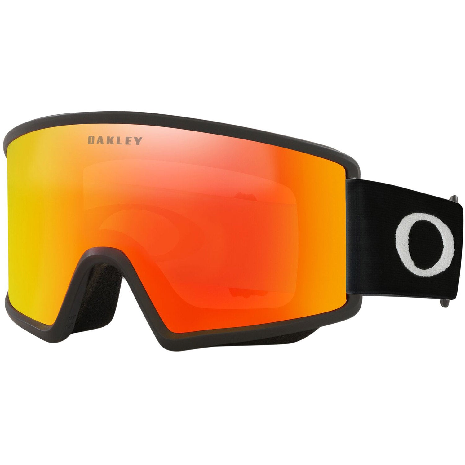 Oakley Target Line S Snow Goggles 2023 Matte Black Fire Lens