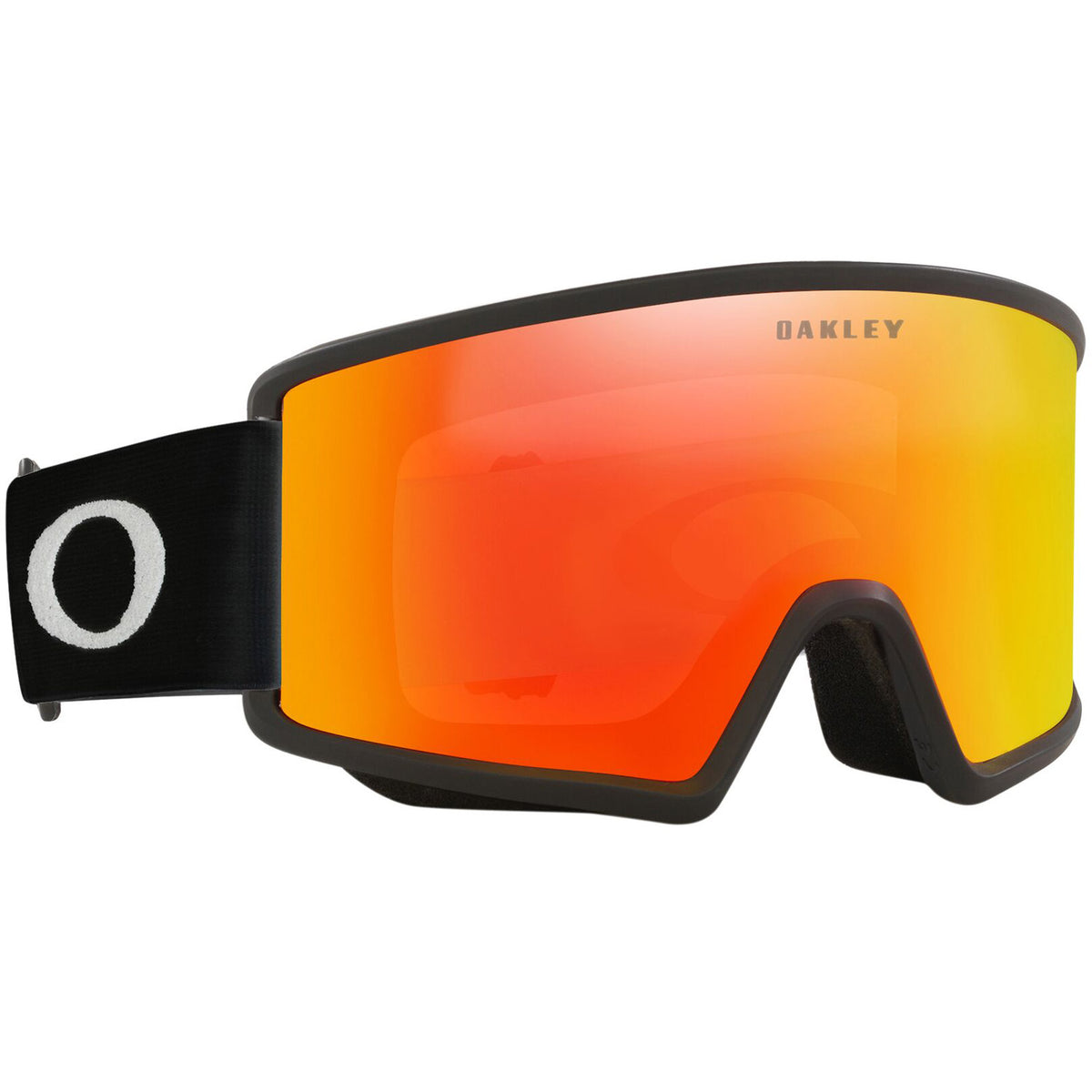 Oakley Target Line S Snow Goggles 2023 Matte Black Fire Lens