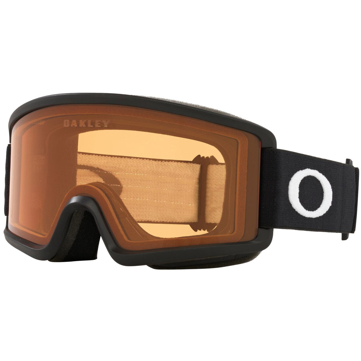 Oakley Target Line S Snow Goggles 2023 Matte Black Persimmon Lens