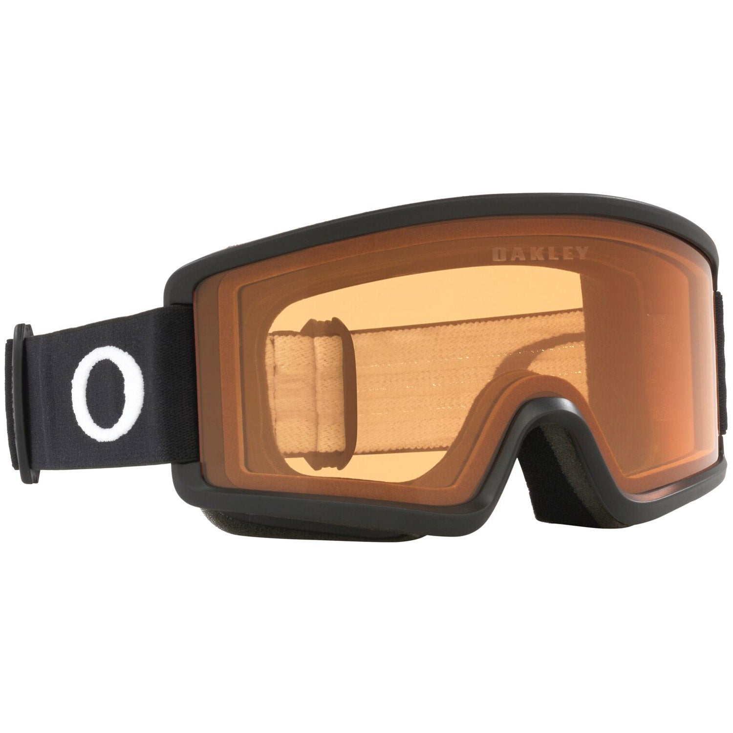 Oakley Target Line S Snow Goggles 2023 Matte Black Persimmon Lens