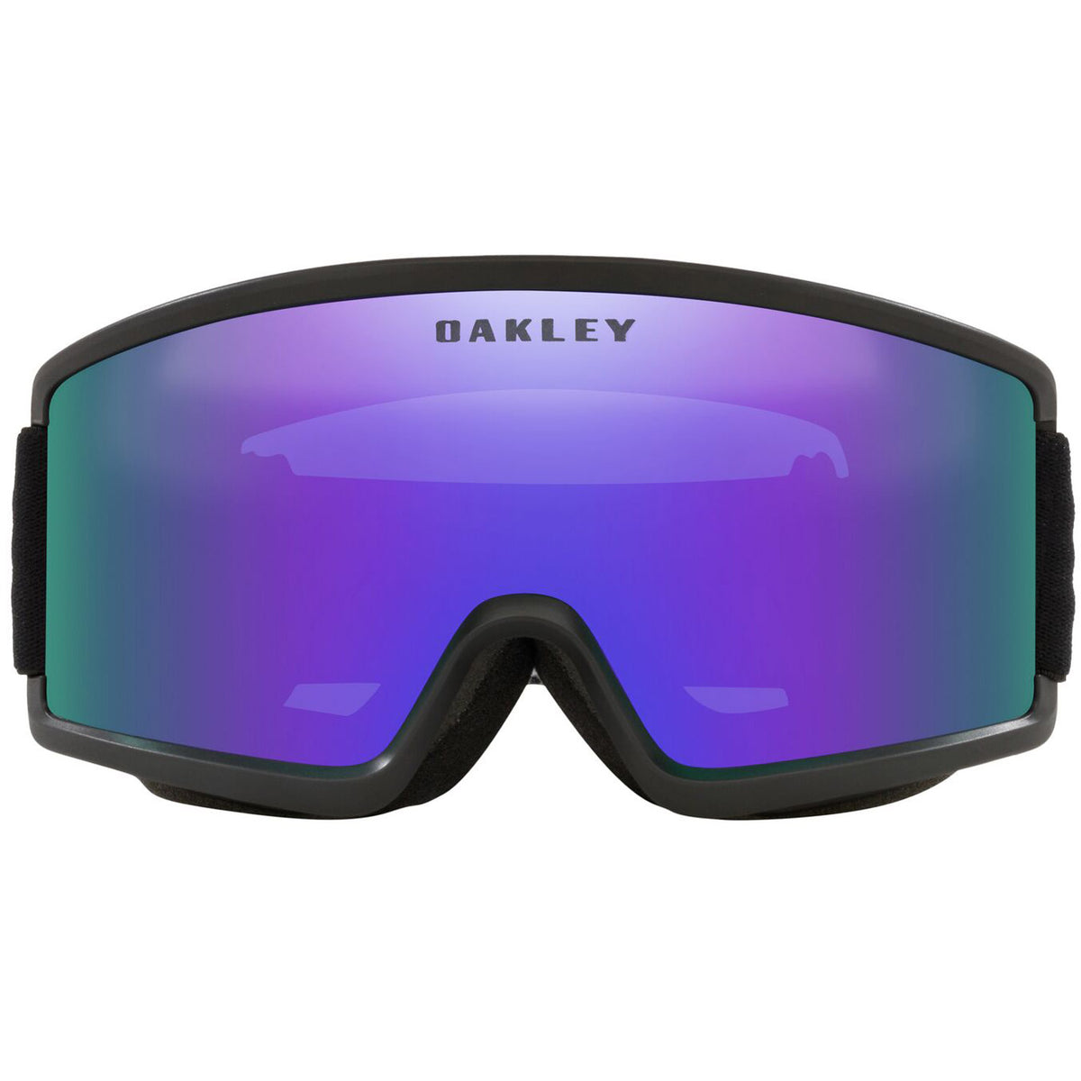 Oakley Target Line S Snow Goggles 2023 Matte Black Violet Iridium Lens