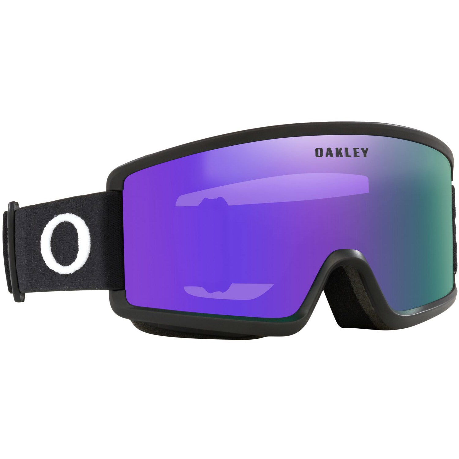 Oakley Target Line S Snow Goggles 2023 Matte Black Violet Iridium Lens