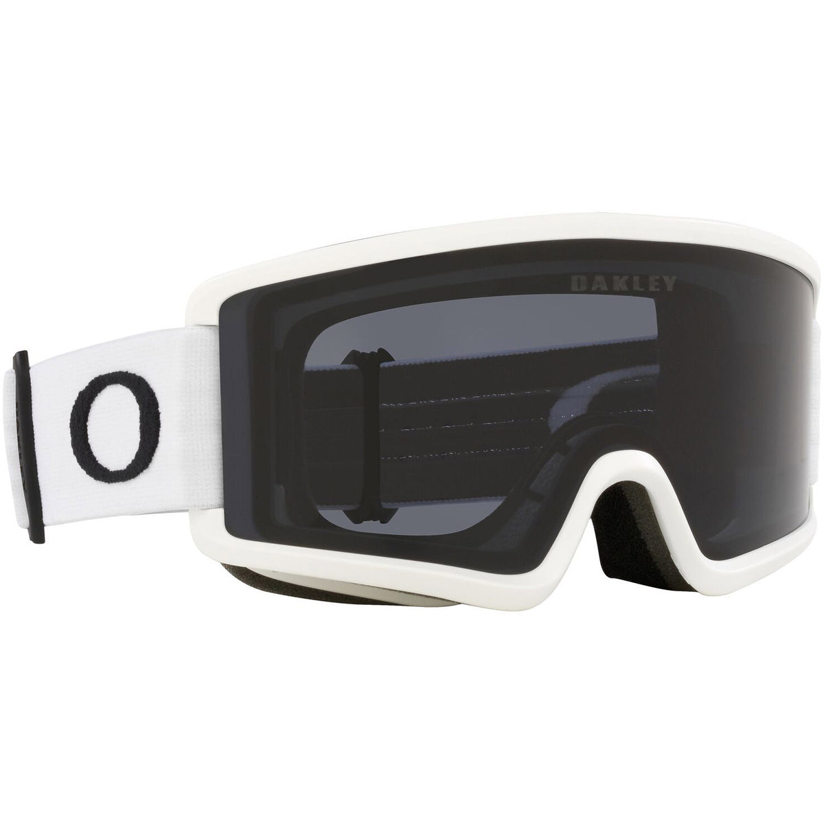 Oakley Target Line S Snow Goggles 2023 Matte White Dark Grey Lens