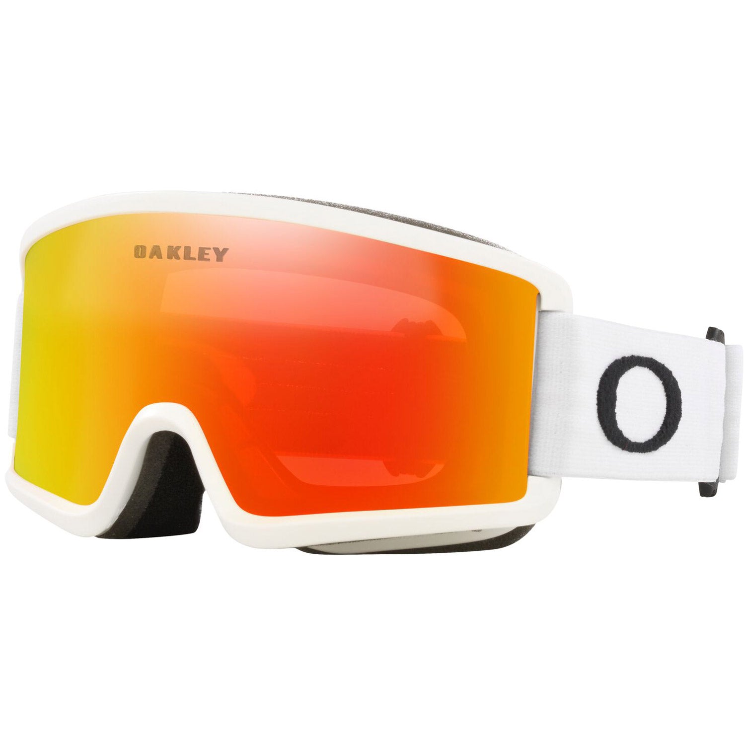 Oakley Target Line S Snow Goggles 2023 Matte White Fire Lens