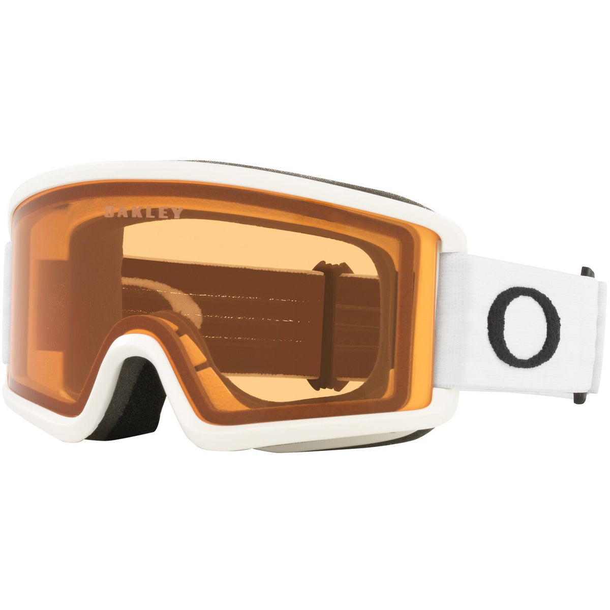 Oakley Target Line S Snow Goggles 2023 Matte White Persimmon Lens