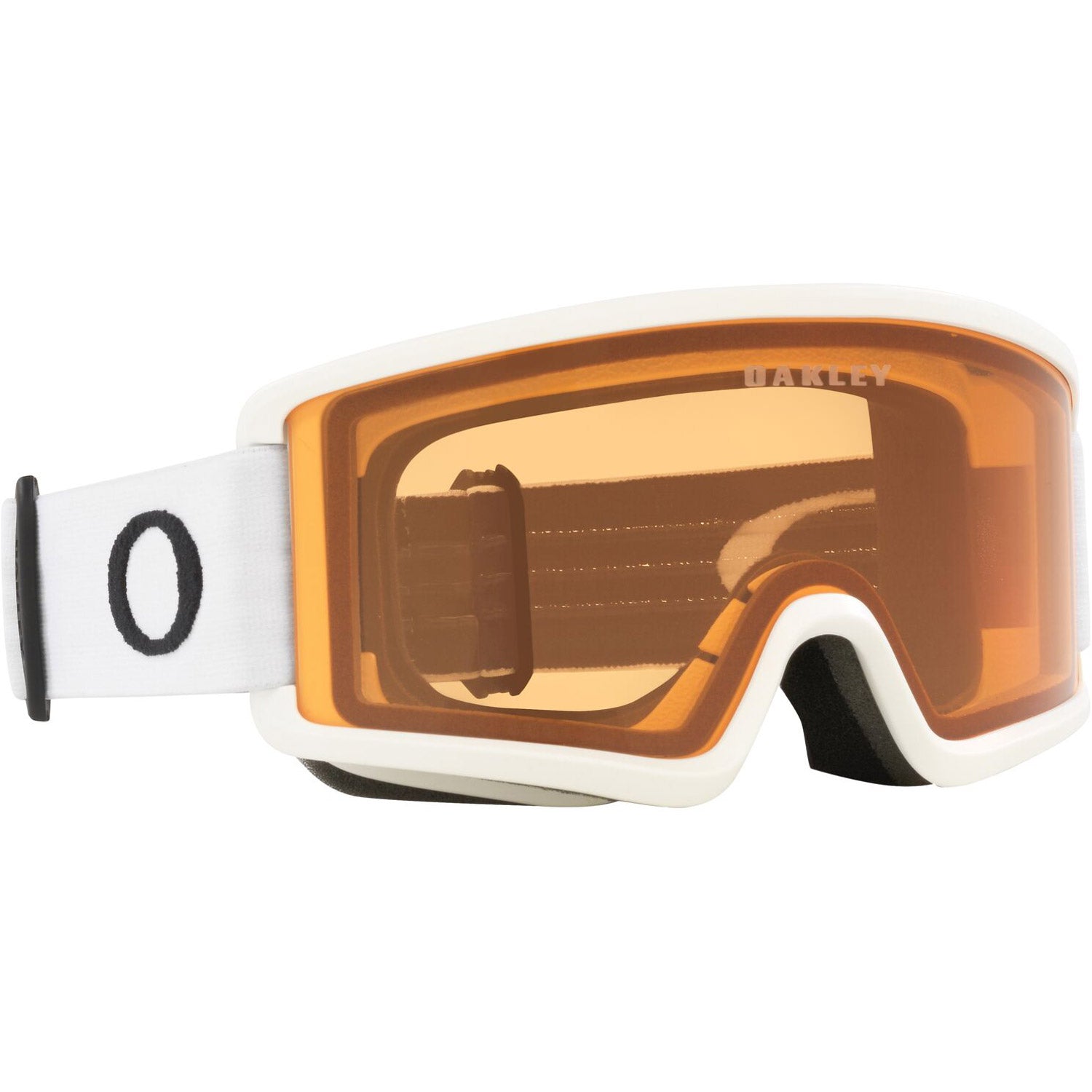 Oakley Target Line S Snow Goggles 2023 Matte White Persimmon Lens