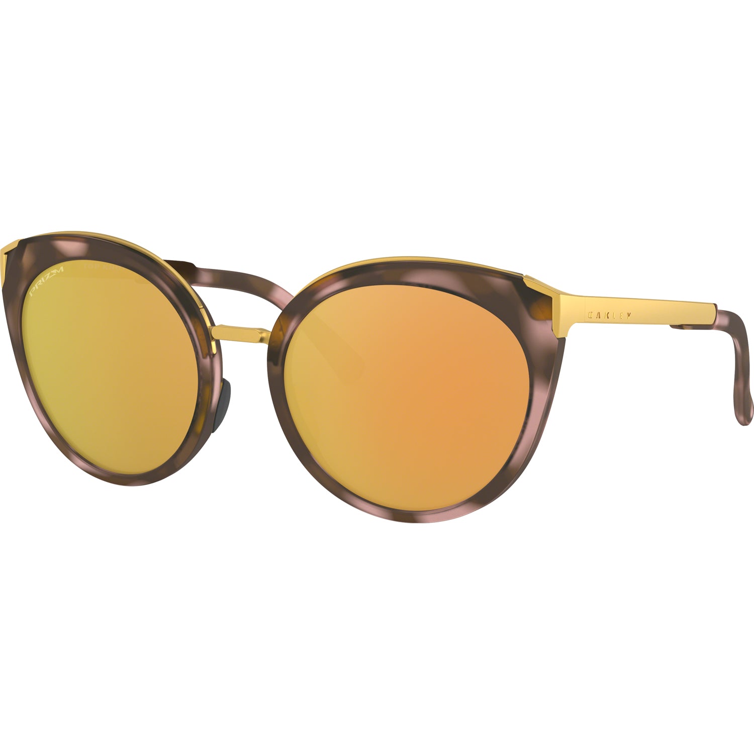 Oakley Top Knot Sunglasses Matte Rose Tortoise Prizm Rose lens