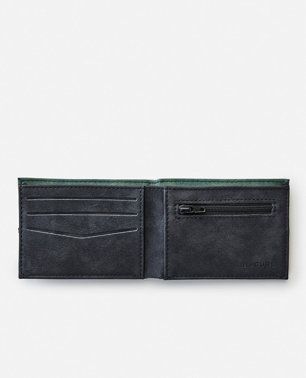Rip Curl Archie RFID PU Slim Wallet BLACK/OLIVE