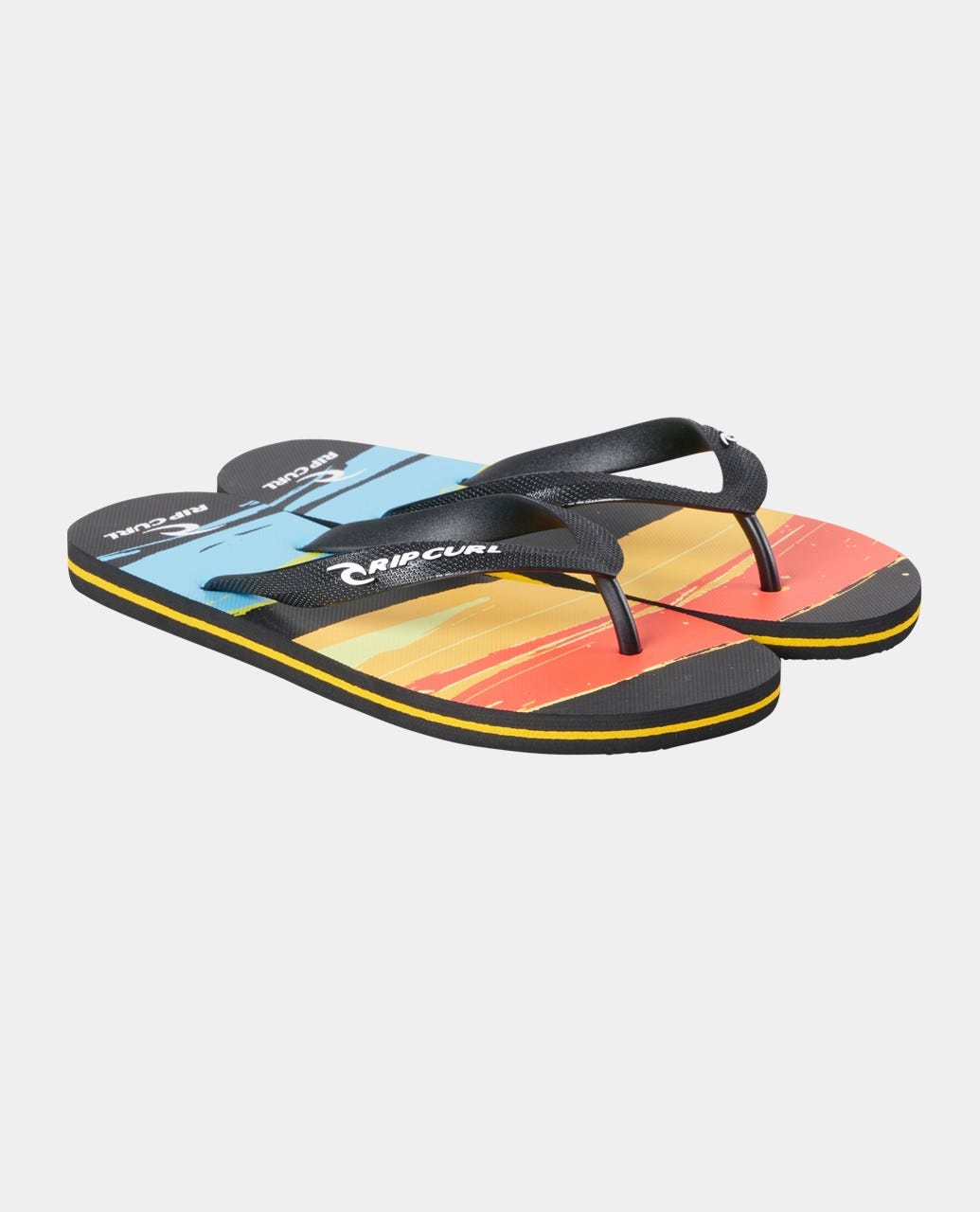 Rip Curl Resin Blown Out Thongs Black/orange