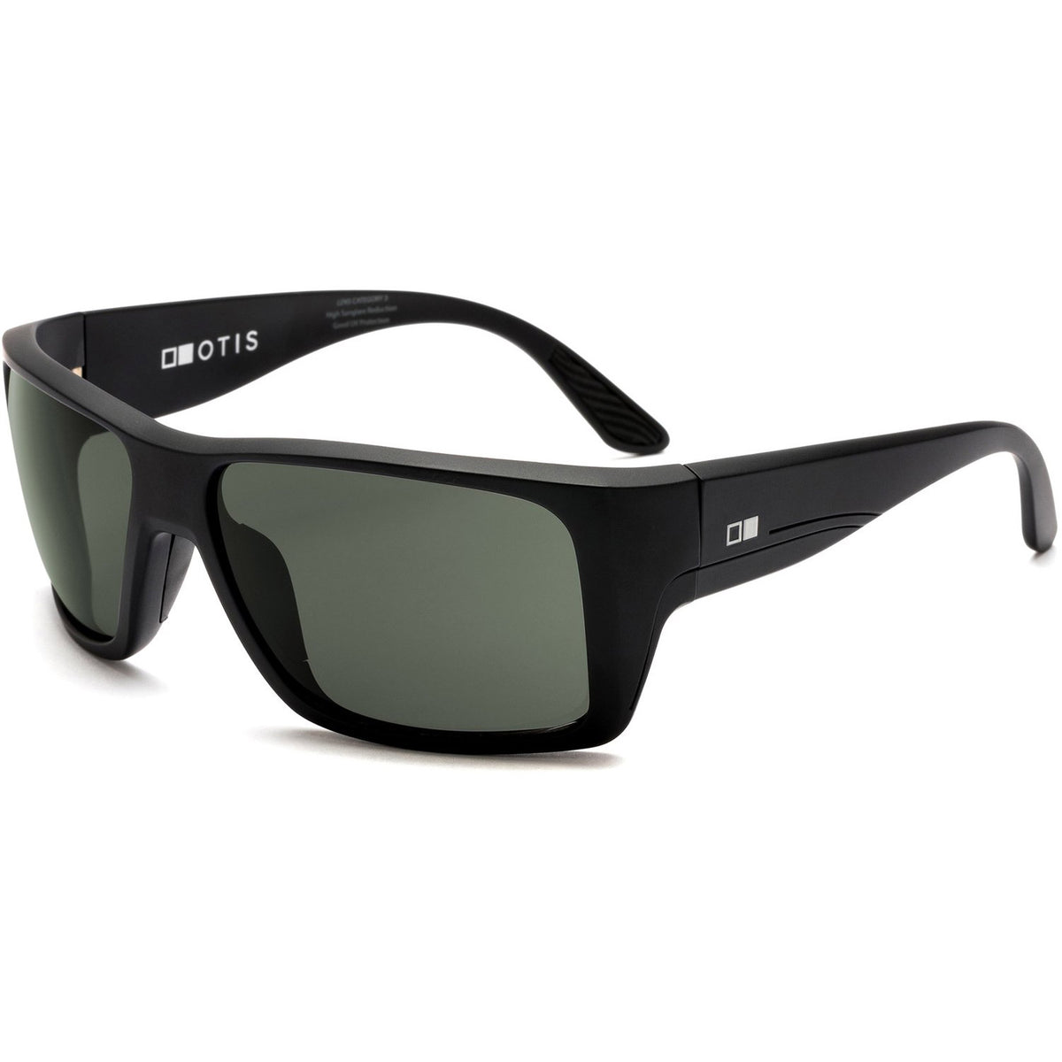 Otis Coastin Sunglasses Matte Black / Mirror Grey / Reflect Grey Polarised Lens
