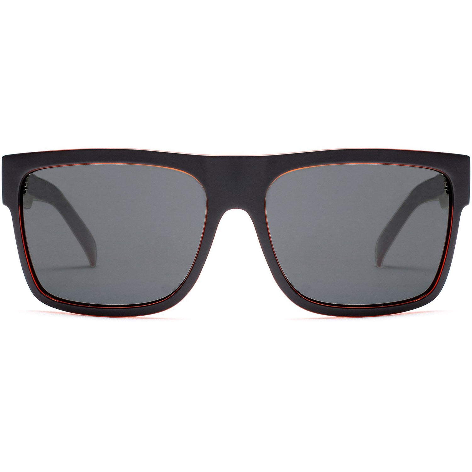 Otis Road Trippin Sunglasses Matte Black/Rust  / Grey Lens