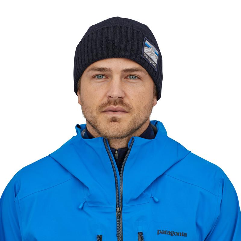 Patagonia Brodeo Beanie - Line Logo Ridge: Classic Navy Classic navy