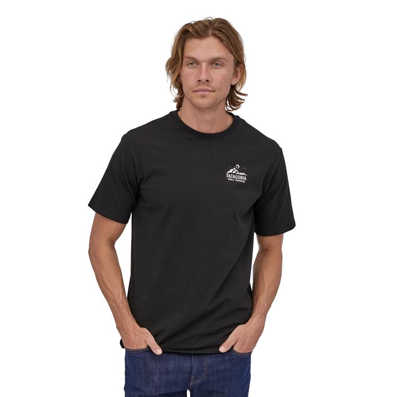 Patagonia Men's Ridgeline Runner Responsibili-Tee - Gravel Heather Black