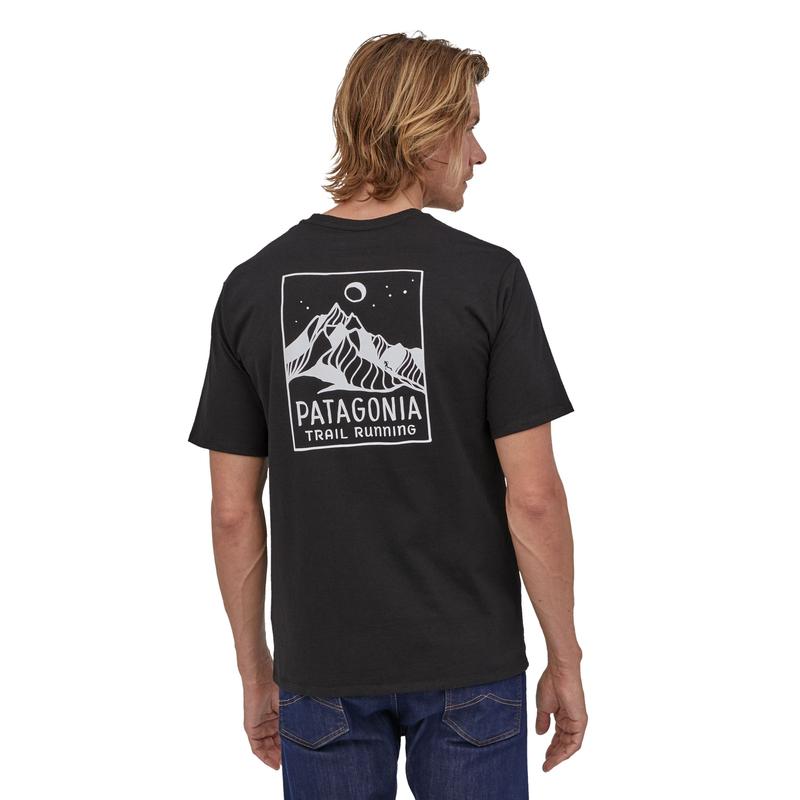 Patagonia Men's Ridgeline Runner Responsibili-Tee - Gravel Heather Black