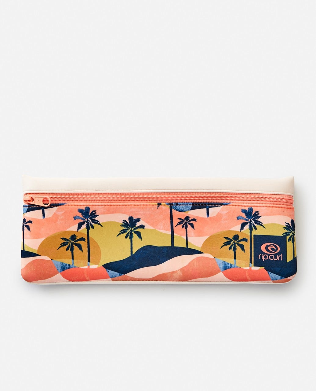 Rip Curl Mixed Long Pencil Case NAVY/PEACH