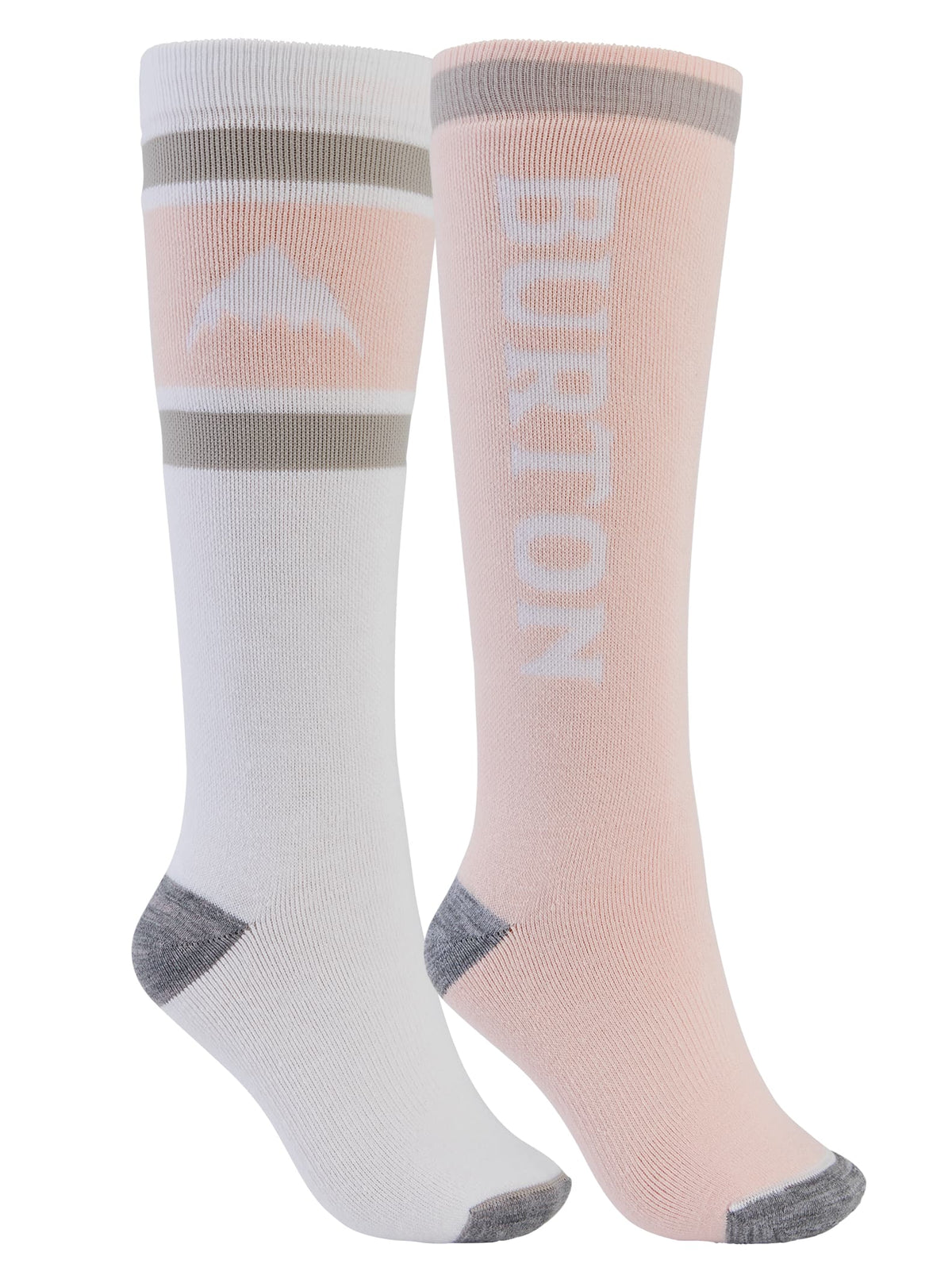 Burton Weekend Midweight Sock 2-Pack 2022 Stout white / peach melba