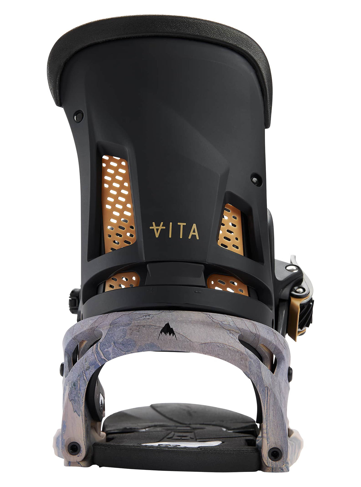 Burton Malavita EST Snowboard Binding 2022 Dark gray / print