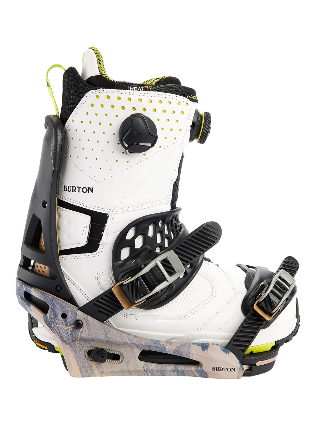 Burton Malavita Re:Flex Snowboard Binding 2022 Dark gray / print