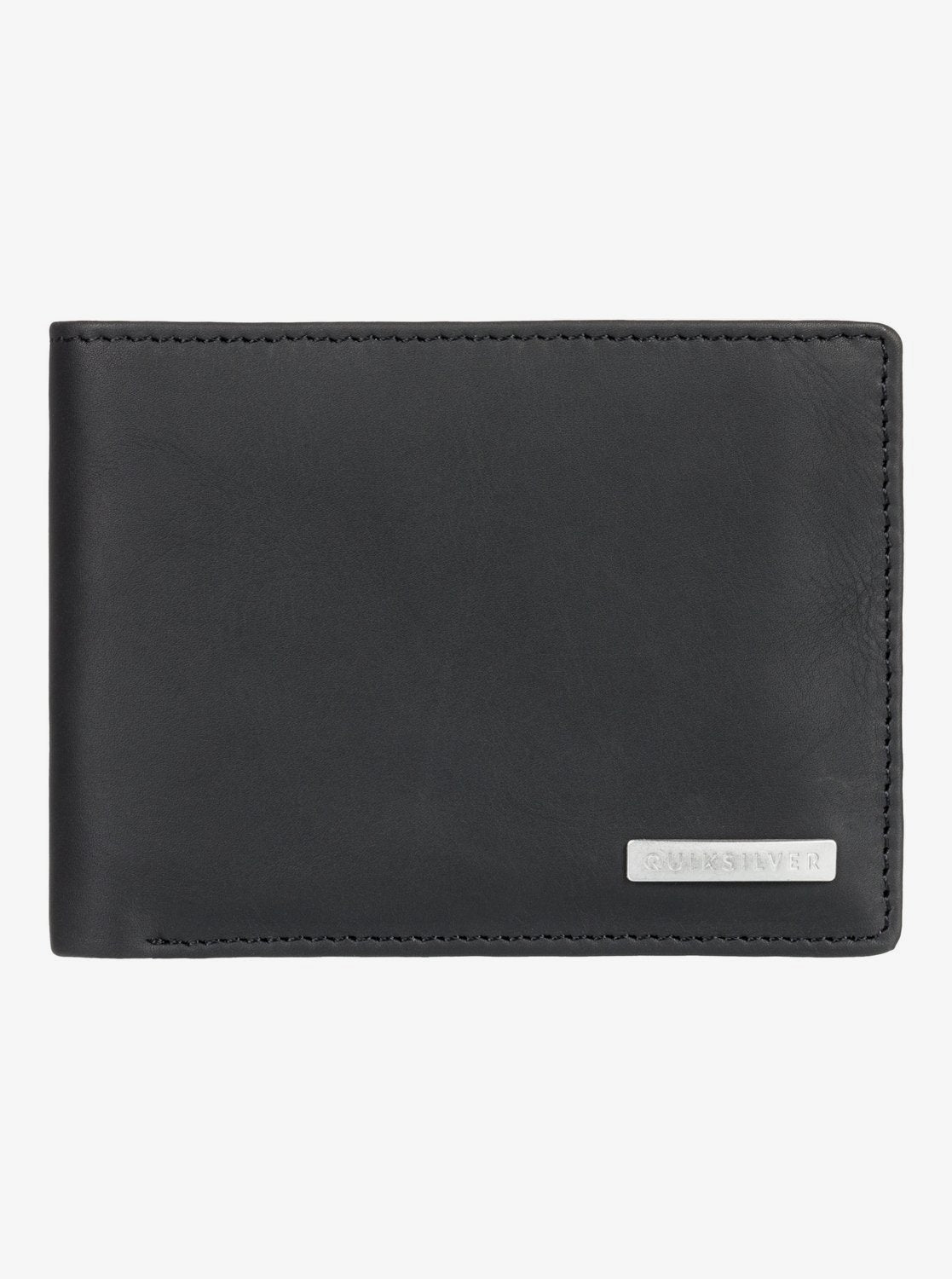 Quiksilver Gutherie Leather Bi-Fold Wallet Black