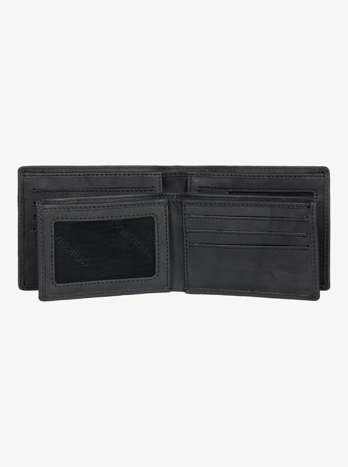 Quiksilver Gutherie Leather Bi-Fold Wallet Black