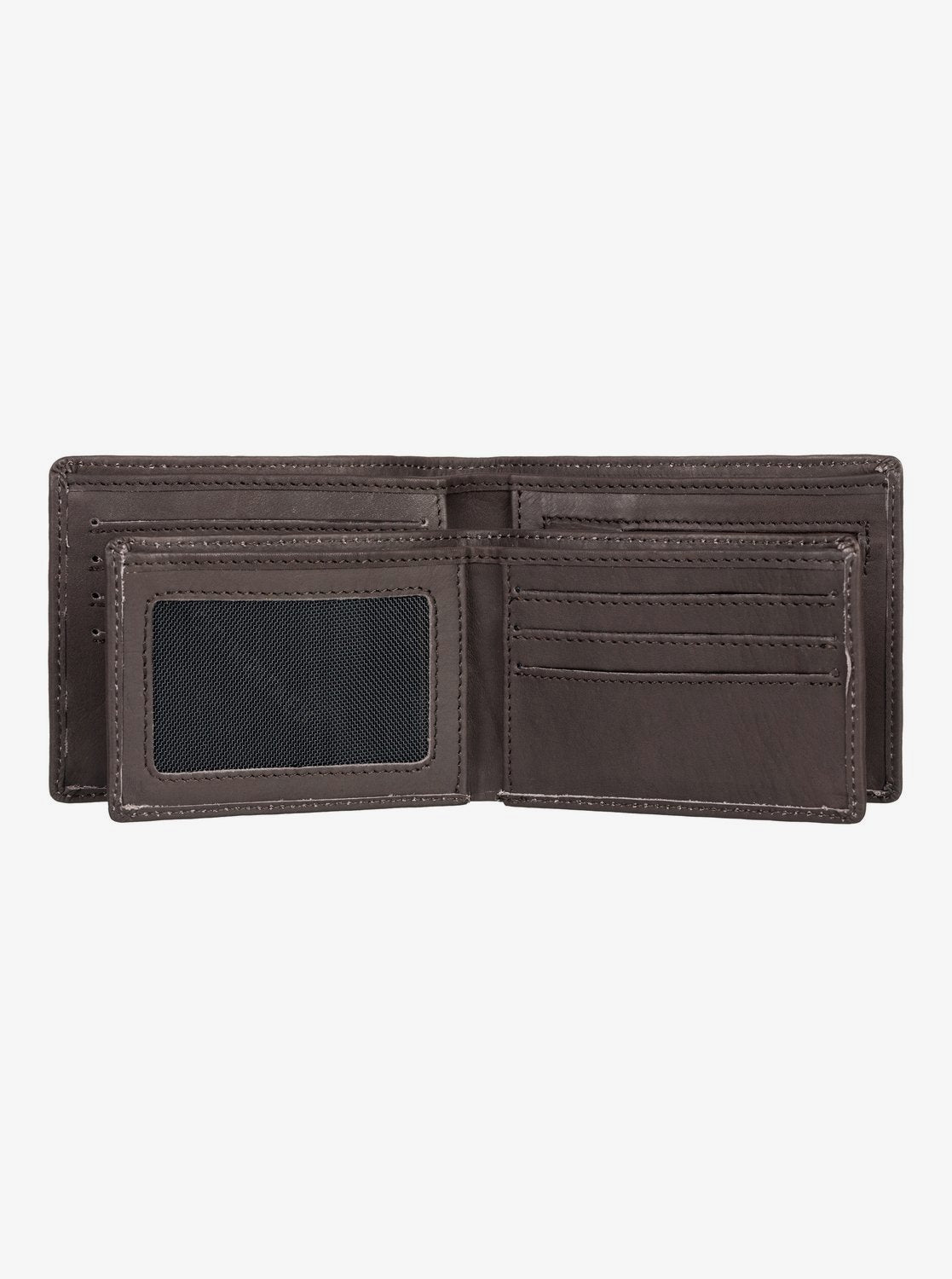 Quiksilver Gutherie Leather Bi-Fold Wallet Chocolate brown