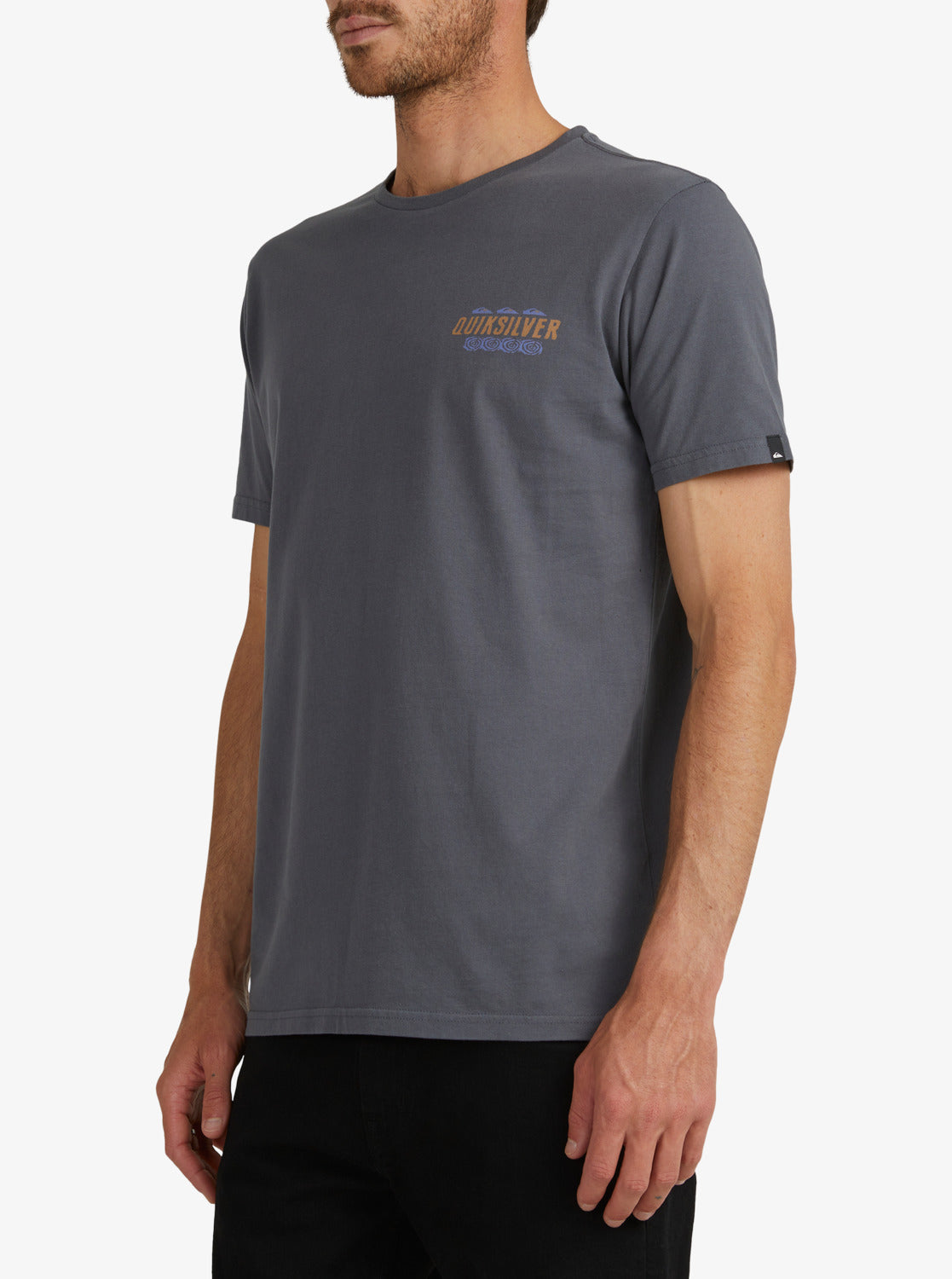 Quiksilver Mens Beyond The Palms T-Shirt IRON GATE