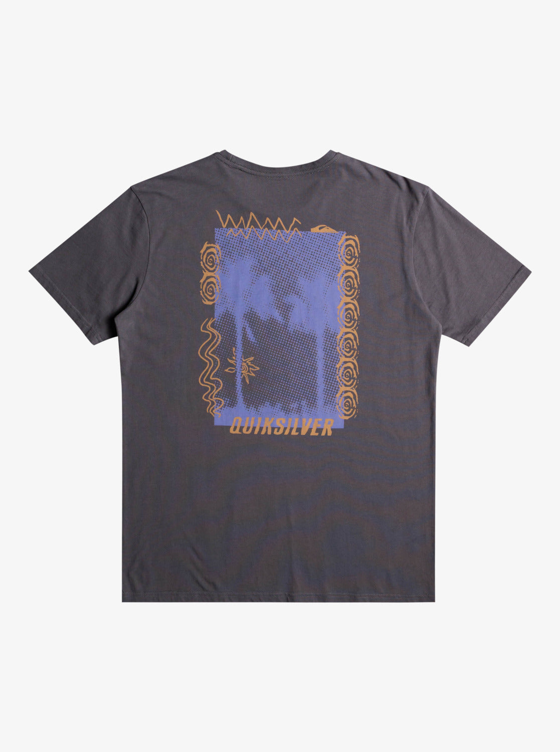 Quiksilver Mens Beyond The Palms T-Shirt IRON GATE