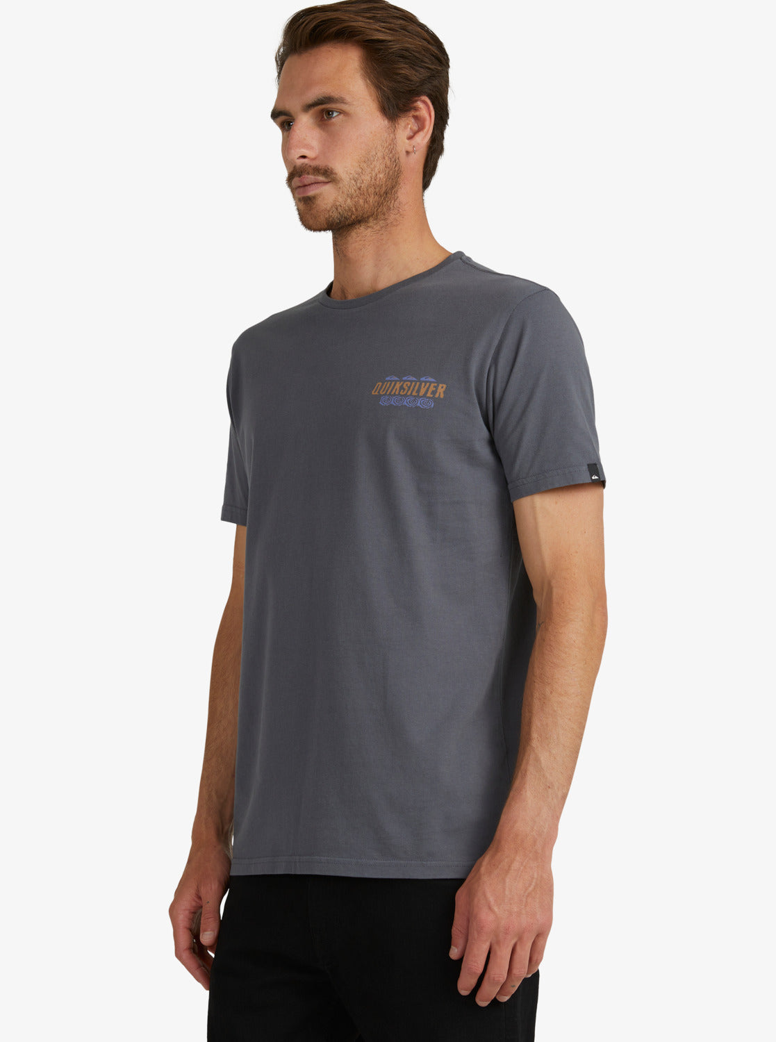Quiksilver Mens Beyond The Palms T-Shirt IRON GATE