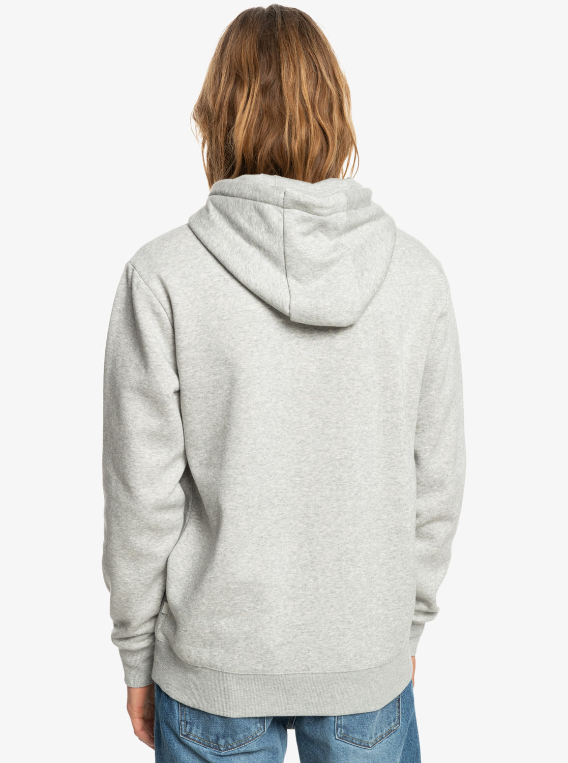 Quiksilver Mens Big Logo Fleece Athletic Heather
