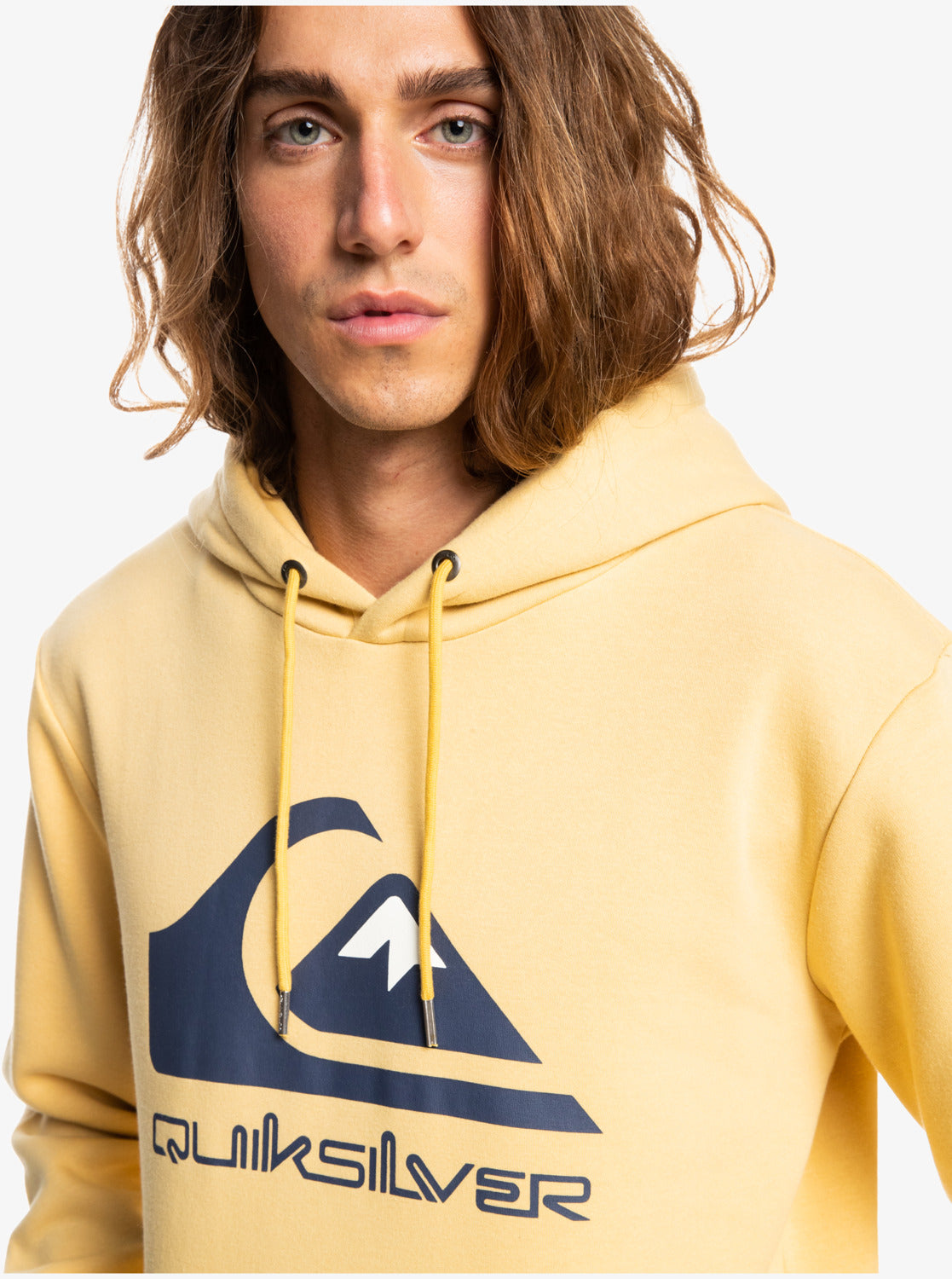 Quiksilver Mens Big Logo Fleece Rattan