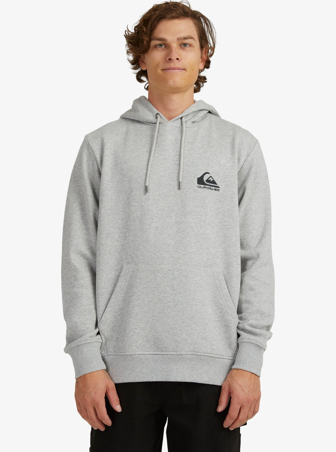 Quiksilver Mens Crucial Hoodie Athletic heather