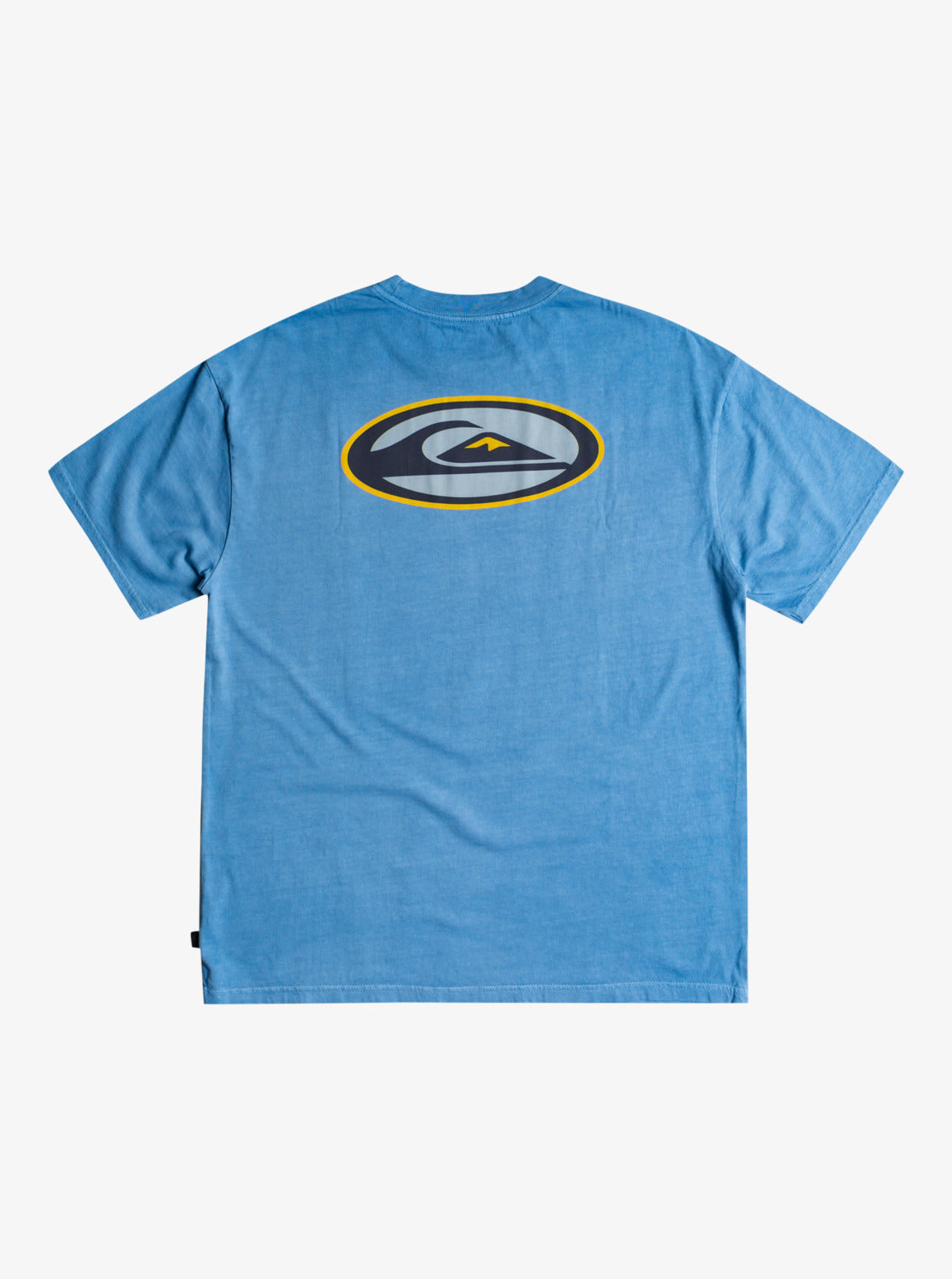 Quiksilver Mens Heritage Oval Logo T-Shirt VALLARTA BLUE