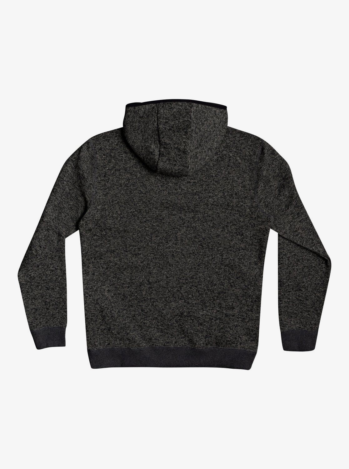 Quiksilver Mens Keller Zip-Up Polar Fleece Hoodie Dark grey heather