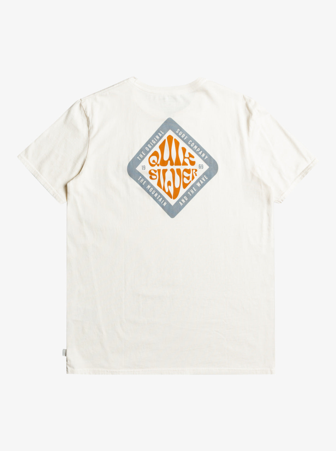 Quiksilver Mens Lighter Years T-Shirt Antique White